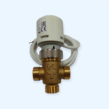 RCVA 3/4" (2.5) – 230 Shuft Клапан трехходовой с приводом